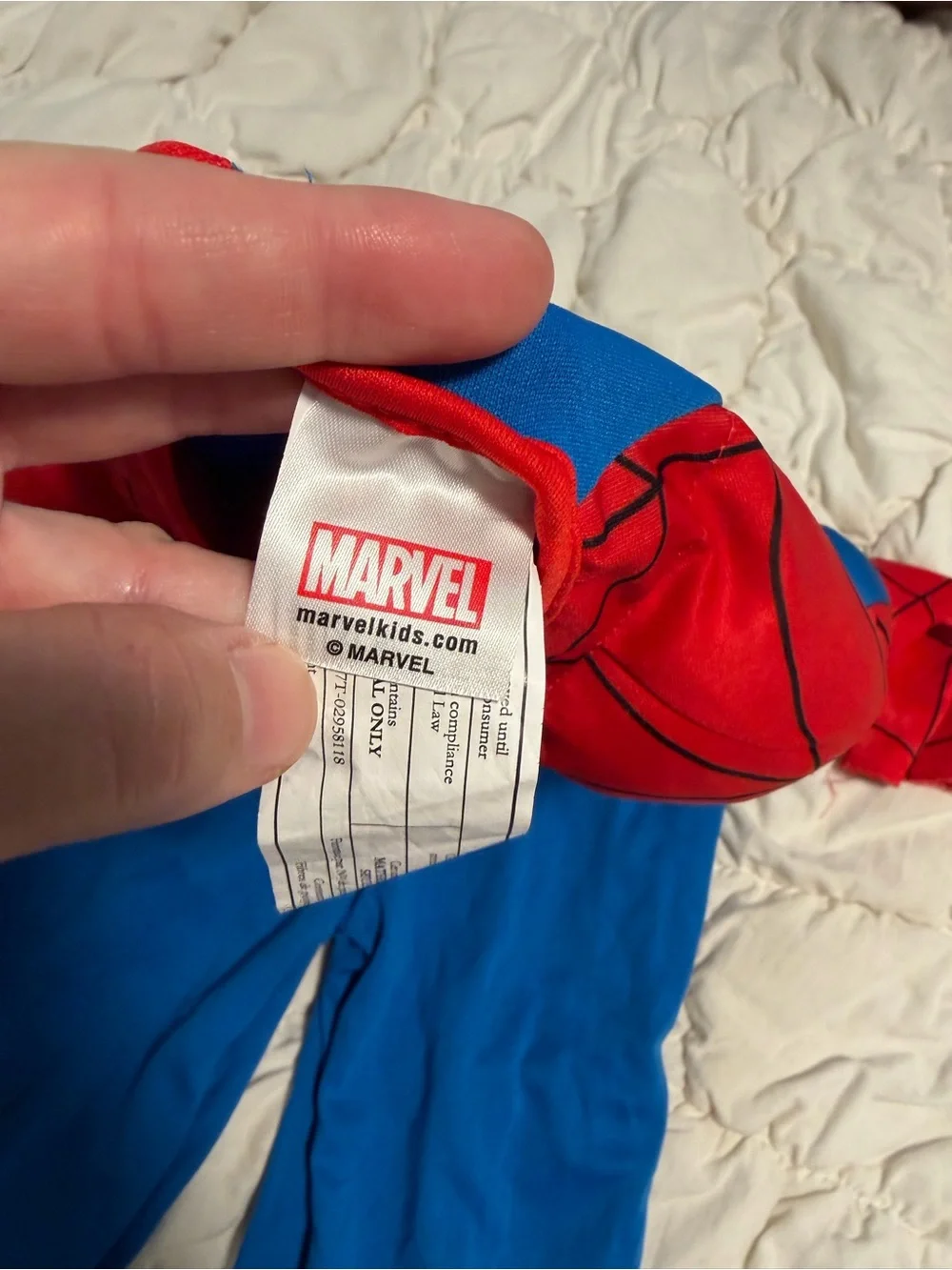 Toddler spider man costume 3-4T